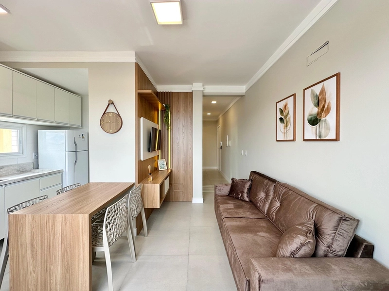 APARTAMENTO A VENDA MOBILIADO E DECORADO NO BAIRRO NAVEGANTES: 3ª foto da galeria de imagens do imóvel