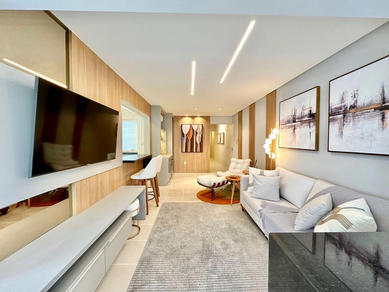 APARTAMENTO COM SACADA DE FRENTE COM VISTA PARA O MAR/60x PARA PAGAR!!: 3ª foto da galeria de imagens do imóvel