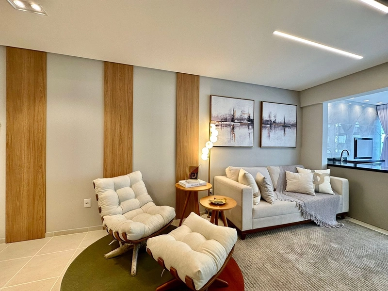 APARTAMENTO COM SACADA DE FRENTE COM VISTA PARA O MAR/60x PARA PAGAR!!: 7ª foto da galeria de imagens do imóvel