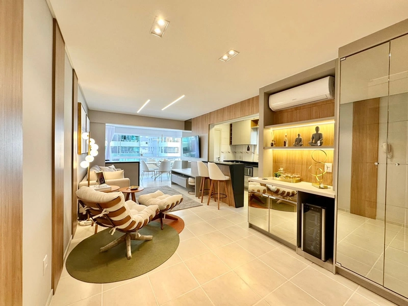 APARTAMENTO COM SACADA DE FRENTE COM VISTA PARA O MAR/60x PARA PAGAR!!: 4ª foto da galeria de imagens do imóvel