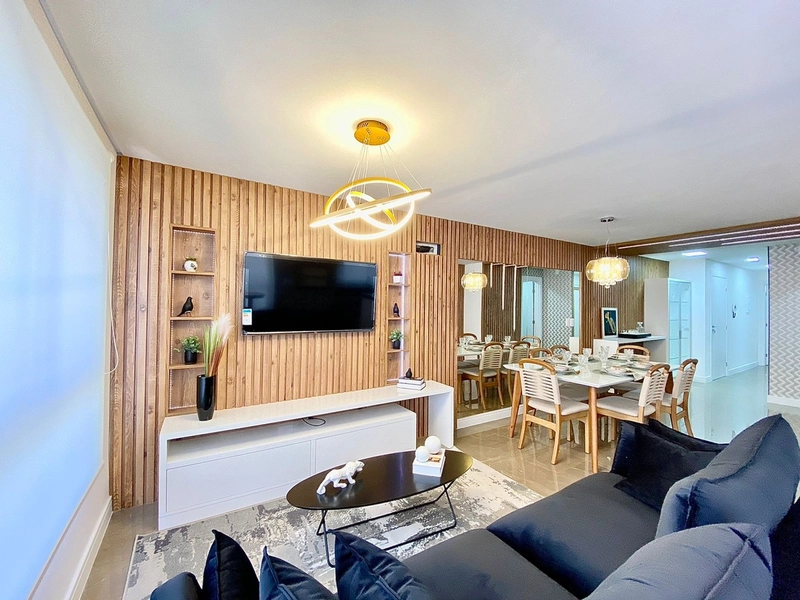 Apartamento mobiliado e decorado no Navegantes em 60x: 9ª foto da galeria de imagens do imóvel