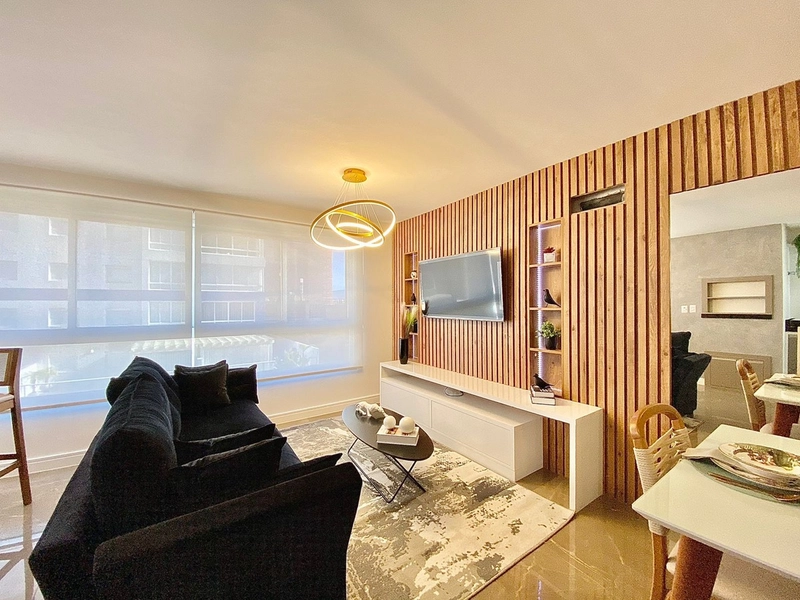 Apartamento mobiliado e decorado no Navegantes em 60x: 3ª foto da galeria de imagens do imóvel