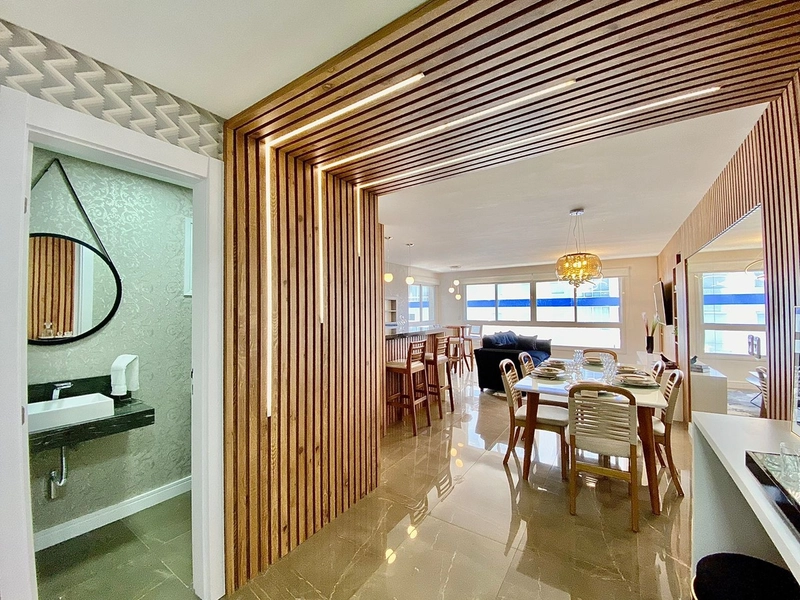 Apartamento mobiliado e decorado no Navegantes em 60x: 8ª foto da galeria de imagens do imóvel