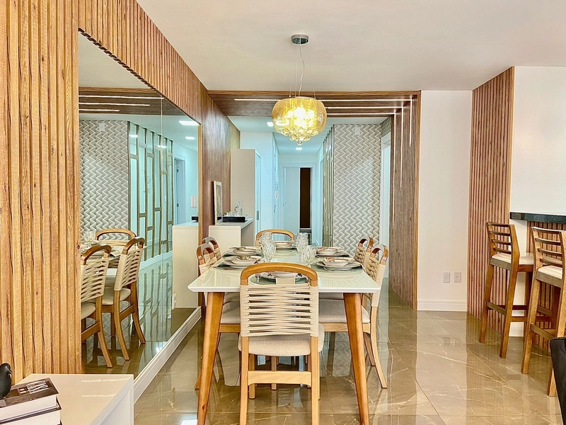 Apartamento mobiliado e decorado no Navegantes em 60x: 14ª foto da galeria de imagens do imóvel