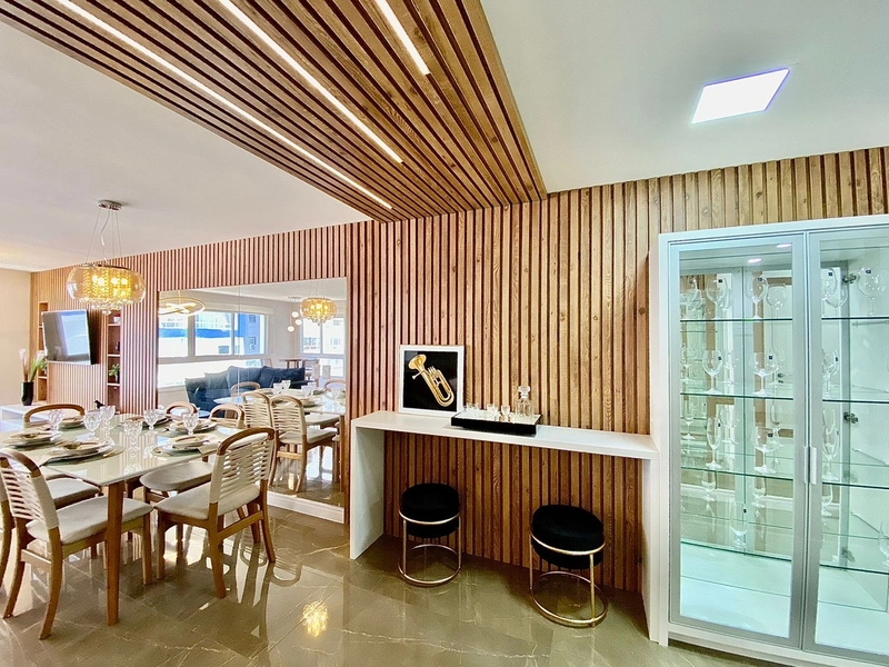 Apartamento mobiliado e decorado no Navegantes em 60x: 7ª foto da galeria de imagens do imóvel