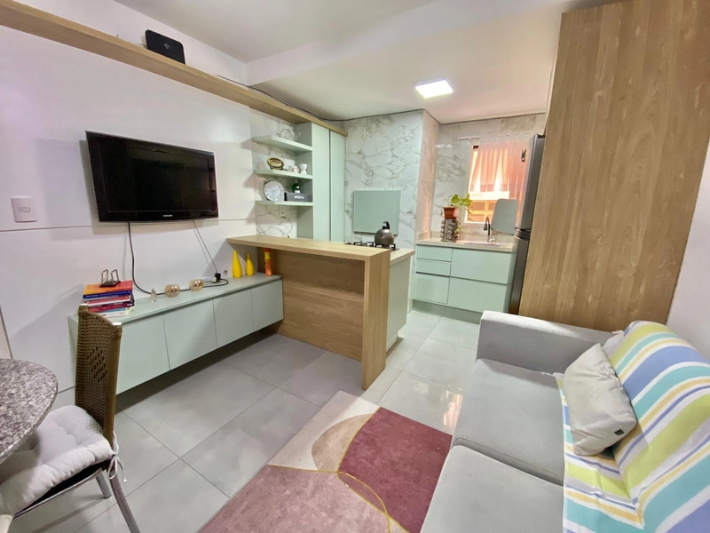 Apartamento 01 dormitório a poucos metros do mar
