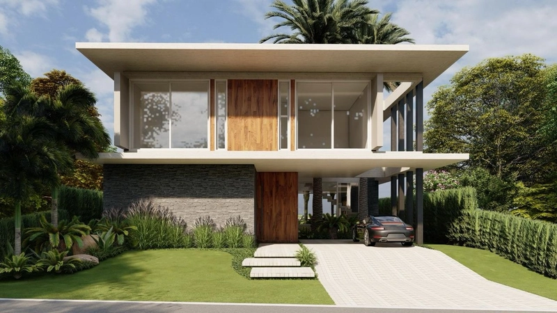 CASA CONTEMPORÂNEA DE ALTO PADRÃO COM ARQUITETURA IMPONENTE: 3ª foto da galeria de imagens do imóvel