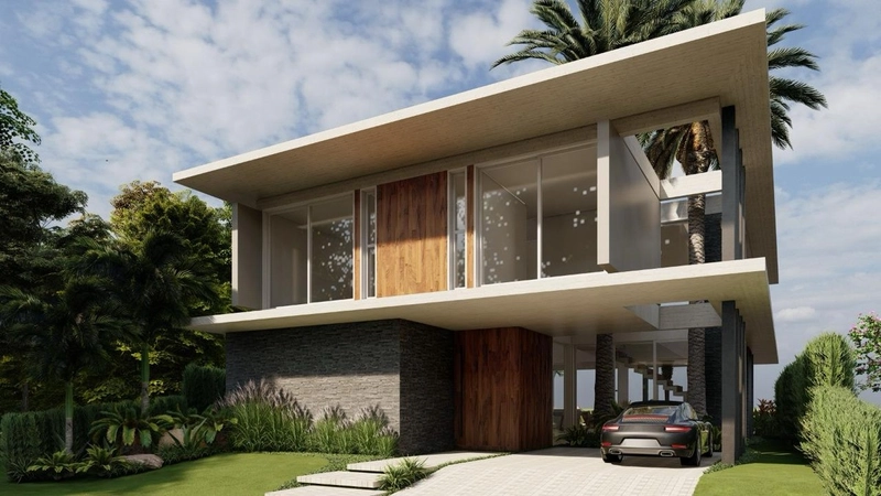 CASA CONTEMPORÂNEA DE ALTO PADRÃO COM ARQUITETURA IMPONENTE: 1ª foto da galeria de imagens do imóvel