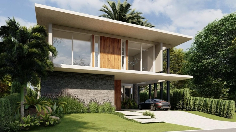 CASA CONTEMPORÂNEA DE ALTO PADRÃO COM ARQUITETURA IMPONENTE: 2ª foto da galeria de imagens do imóvel