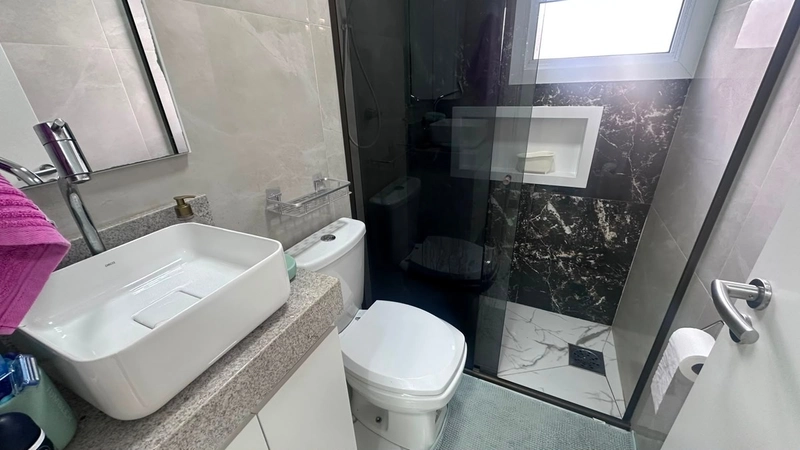 Apartamento mobiliado com vista para piscina: 12ª foto da galeria de imagens do imóvel