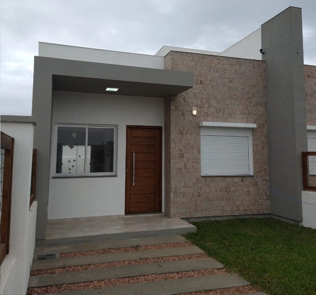 Casa 02 dormitórios, construção nova!