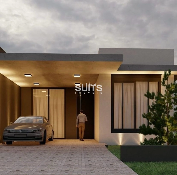 Linda casa em construção no bairro planejado Nova Xangri-Lá