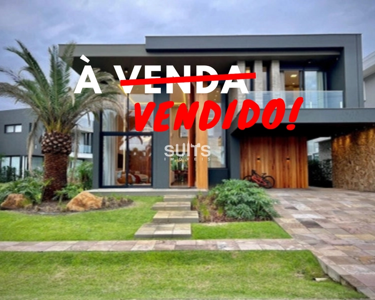 Sobrado Beira Lago de Luxo Em Obra no Condomínio Capão Ilhas