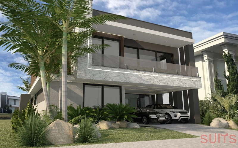 Mansão beira lago de alto padrão no condomínio Enseada: 3ª foto da galeria de imagens do imóvel