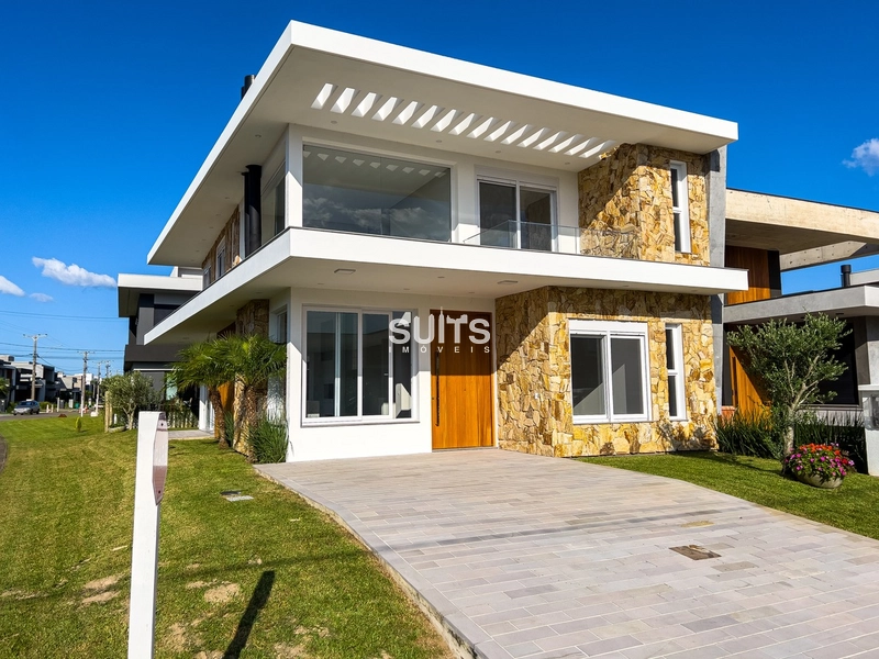 Excelente sobrado de esquina à venda no condomínio Blue: 2ª foto da galeria de imagens do imóvel