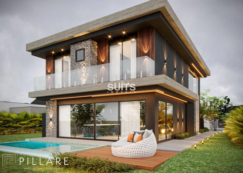 Lindo sobrado beira lago no condomínio Sunset no centro de Xangri-lá: 6ª foto da galeria de imagens do imóvel