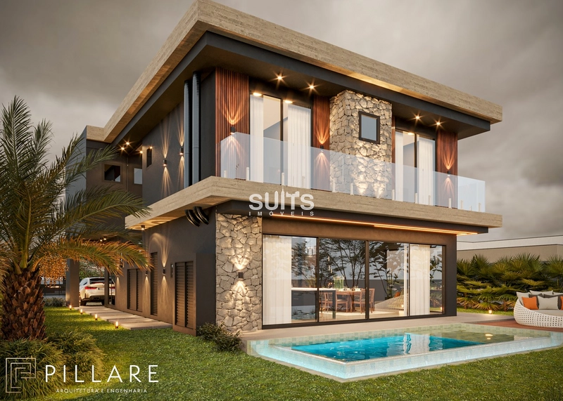 Lindo sobrado beira lago no condomínio Sunset no centro de Xangri-lá: 7ª foto da galeria de imagens do imóvel