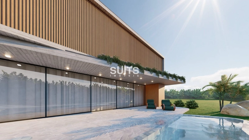 Sobrado a beira lago de alto padrão no condomínio Enseada: 3ª foto da galeria de imagens do imóvel