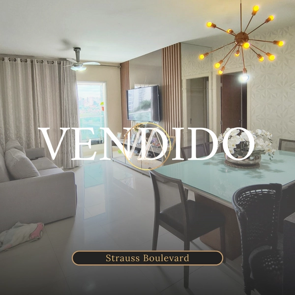 Strauss Boulevard - 4 quartos, suíte e vista linda, 102m² privativos