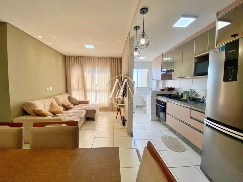 Apartamento mobiliado à venda com 3 quartos, piscina e lazer completo: 2ª foto da galeria de imagens do imóvel