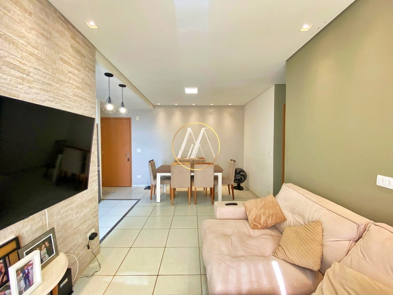 Apartamento mobiliado à venda com 3 quartos, piscina e lazer completo: 8ª foto da galeria de imagens do imóvel