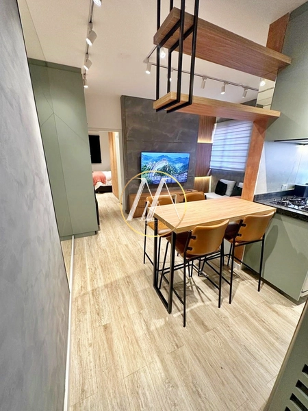 Apartamento mobiliado com 1 suíte à venda no centro: 1ª foto da galeria de imagens do imóvel