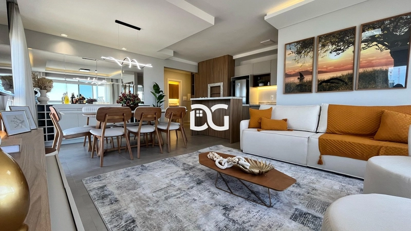 Apartamento mobiliado e decorado, composto por 3 dormitórios: 4ª foto da galeria de imagens do imóvel