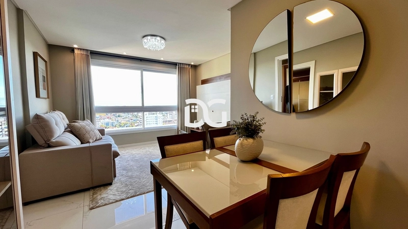 Apartamento mobiliado e decorado com excelente bom gosto: 4ª foto da galeria de imagens do imóvel