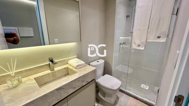 Apartamento mobiliado e decorado com vista para o mar.: 22ª foto da galeria de imagens do imóvel