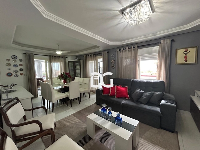Apartamento mobiliado com vista para o mar, composto por 3 dormitórios: 6ª foto da galeria de imagens do imóvel