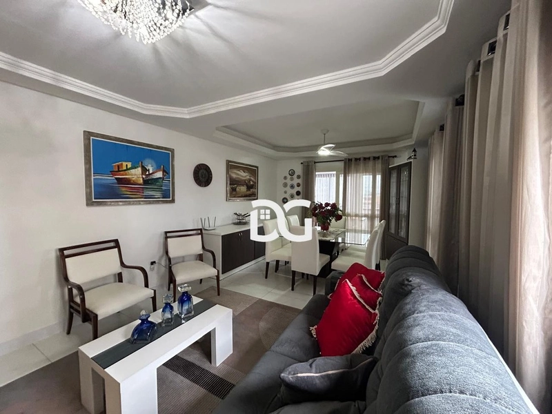 Apartamento mobiliado com vista para o mar, composto por 3 dormitórios: 3ª foto da galeria de imagens do imóvel