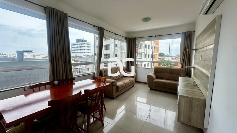 Apartamento mobiliado e decorado, composto por 2 dormitórios: 3ª foto da galeria de imagens do imóvel