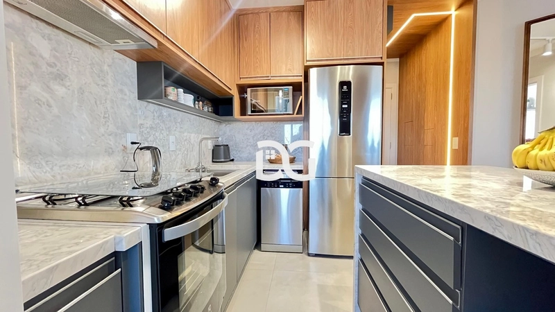 Encante-se com este apartamento mobiliado e decorado: 13ª foto da galeria de imagens do imóvel