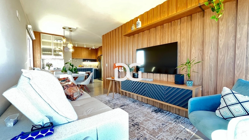 Encante-se com este apartamento mobiliado e decorado: 7ª foto da galeria de imagens do imóvel