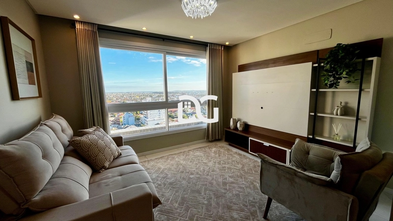 Apartamento mobiliado e decorado com excelente bom gosto: 4ª foto da galeria de imagens do imóvel