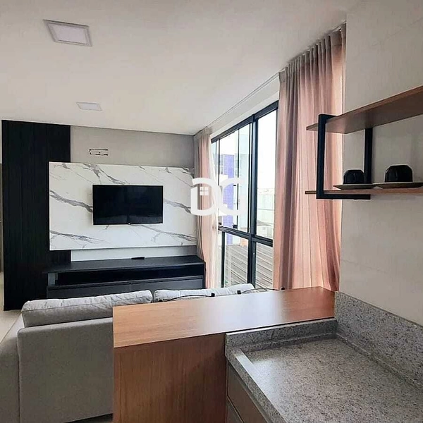 Apartamento totalmente mobiliado, com móveis planejados novos: 4ª foto da galeria de imagens do imóvel