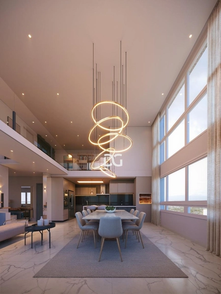 Apartamento duplex de alto padrão, composto por 4 dormitórios