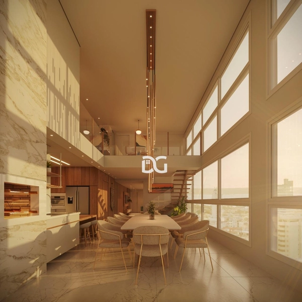 Apartamento duplex de alto padrão, composto por 4 dormitórios: 1ª foto da galeria de imagens do imóvel