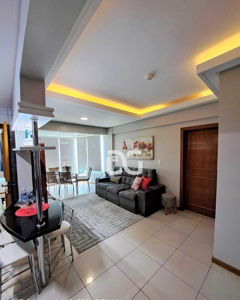 Apartamento de 1 suite e sacada com churrasqueira: 4ª foto da galeria de imagens do imóvel