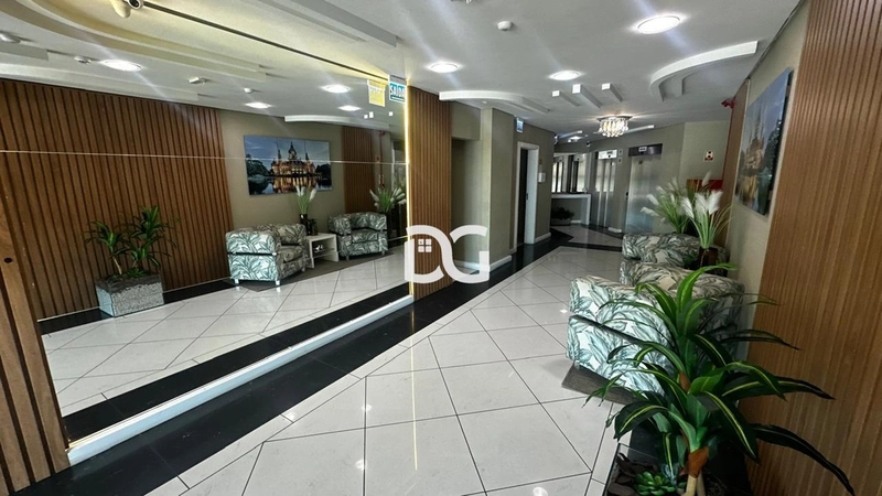 Apartamento de 1 suite e sacada com churrasqueira: 2ª foto da galeria de imagens do imóvel