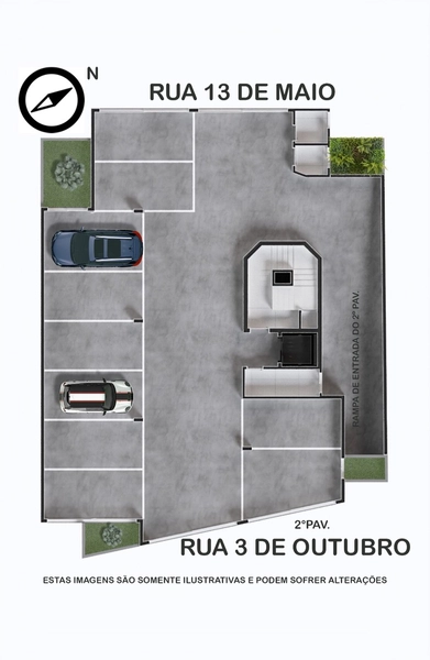 Apartamento confortável e bem distribuído, composto por 2 dormitórios: 5ª foto da galeria de imagens do imóvel