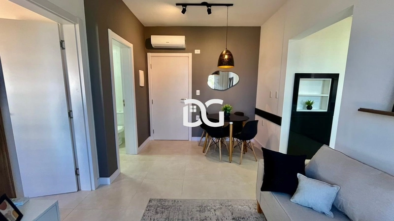 Apartamento mobiliado e decorado de 1 dorm.: 6ª foto da galeria de imagens do imóvel