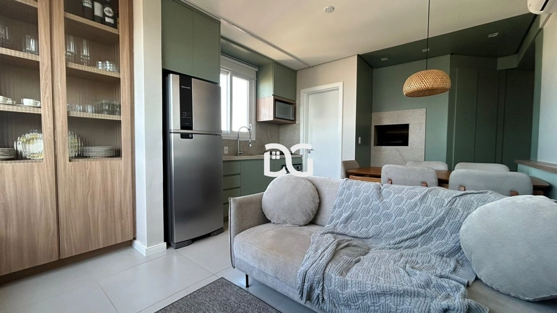 Apartamento mobiliado com 2 dormitórios: 3ª foto da galeria de imagens do imóvel