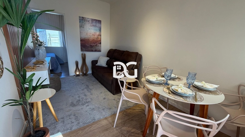 Apartamento de 1 dormitório, totalmente mobiliado e decorado: 3ª foto da galeria de imagens do imóvel