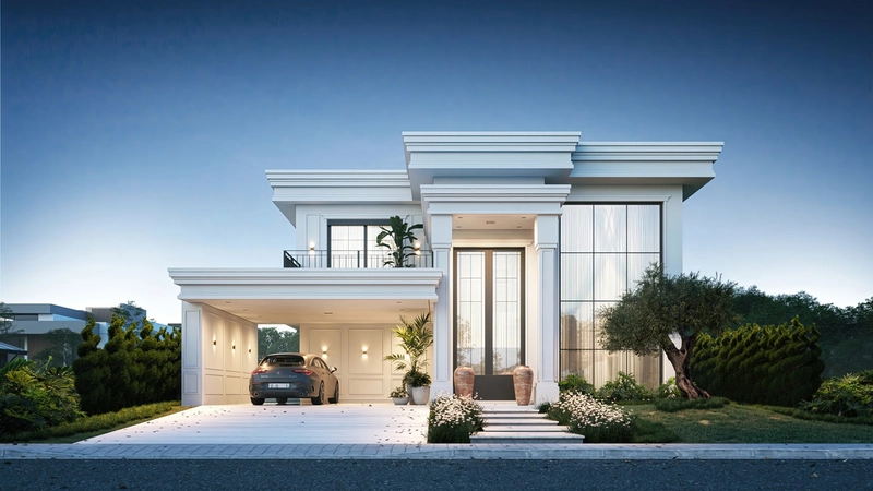 Casa em condomínio com arquitetura moderna e ambientes amplos: 3ª foto da galeria de imagens do imóvel