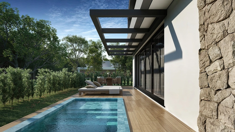 Casa em condomínio com arquitetura moderna e ambientes amplos: 7ª foto da galeria de imagens do imóvel