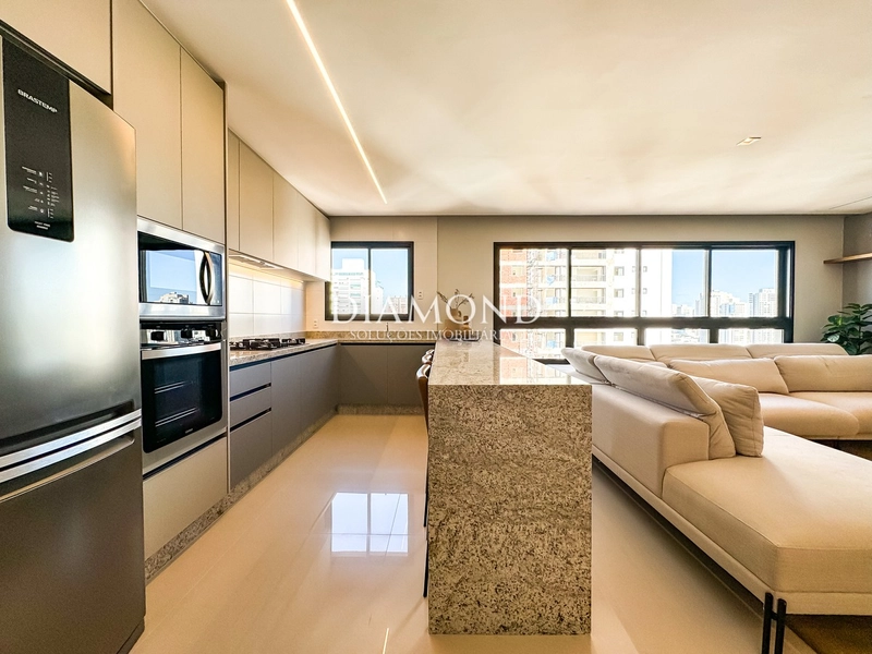 Apartamento mobiliado e decorado no Full Bueno: 2ª foto da galeria de imagens do imóvel