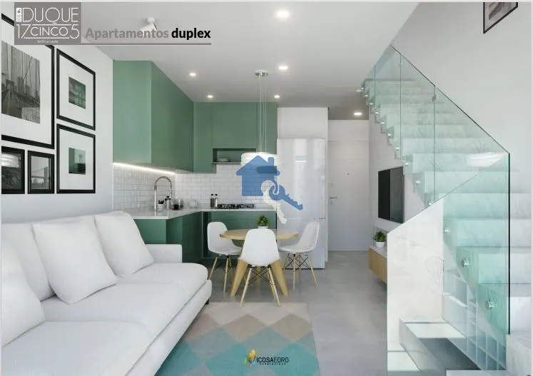 Residencial Duque 17CINCO5 com unidades studios, apartamentos e duplex na planta: 16ª foto da galeria de imagens do imóvel