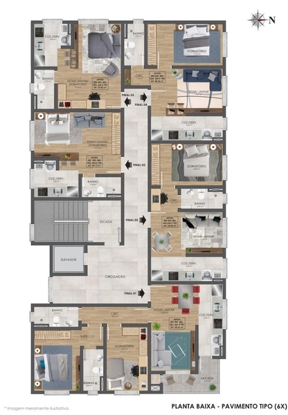 Residencial Vó Lourdes empreendimento próximo do UFSM: 4ª foto da galeria de imagens do imóvel