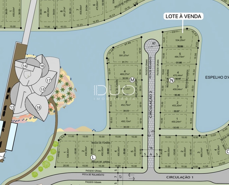 TERRENO NO CONDOMÍNIO LÓTUS EM XANGRI-LÁ: 4ª foto da galeria de imagens do imóvel